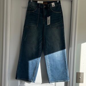 NWT- Wide Leg Cropped Judy Blue Jeans